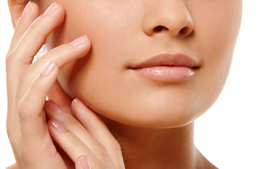 Women with smooth skin